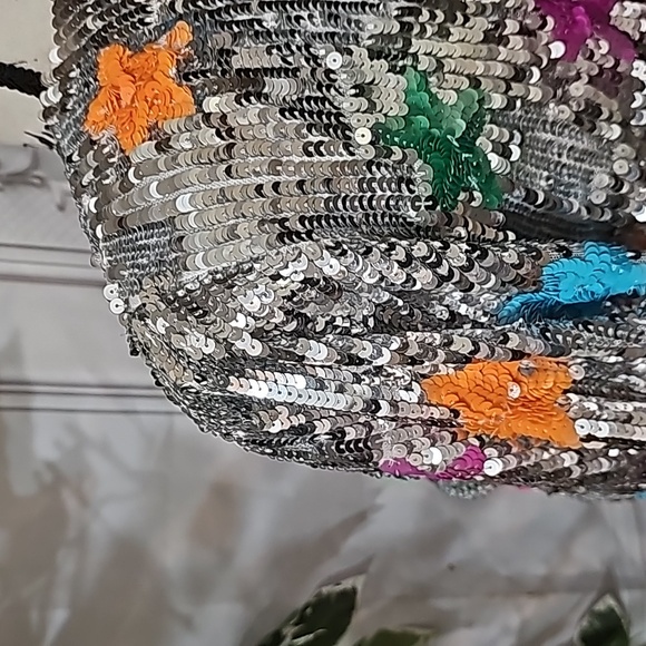 Show Me Your Mumu "Wear Me Out "Rainbow Star Sequin Mini Dress XS - Picture 10 of 14